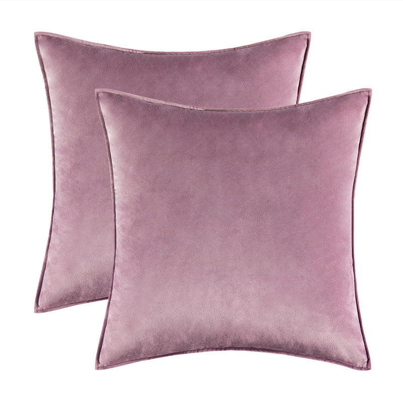 Remi Blush Pink Velvet Cushion Cover - detail view | soft furnishing, modern, scandinavian