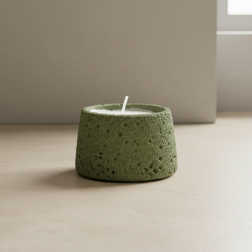 Winifred Candle - image 6 | concrete, candle accessories, scandinavian