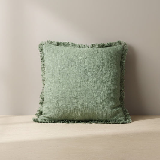 Bethany Green Cushion Cover in Sage Green, Sage Green | cushion cover, bedroom, home decor