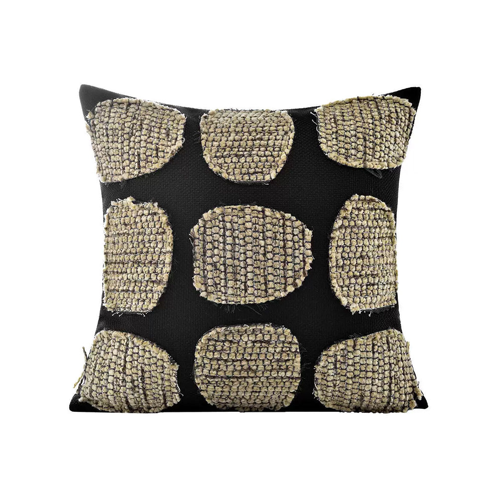 Lila Textured Dots Cushion Cover - detail view | home textiles, dot pattern, pillow cover