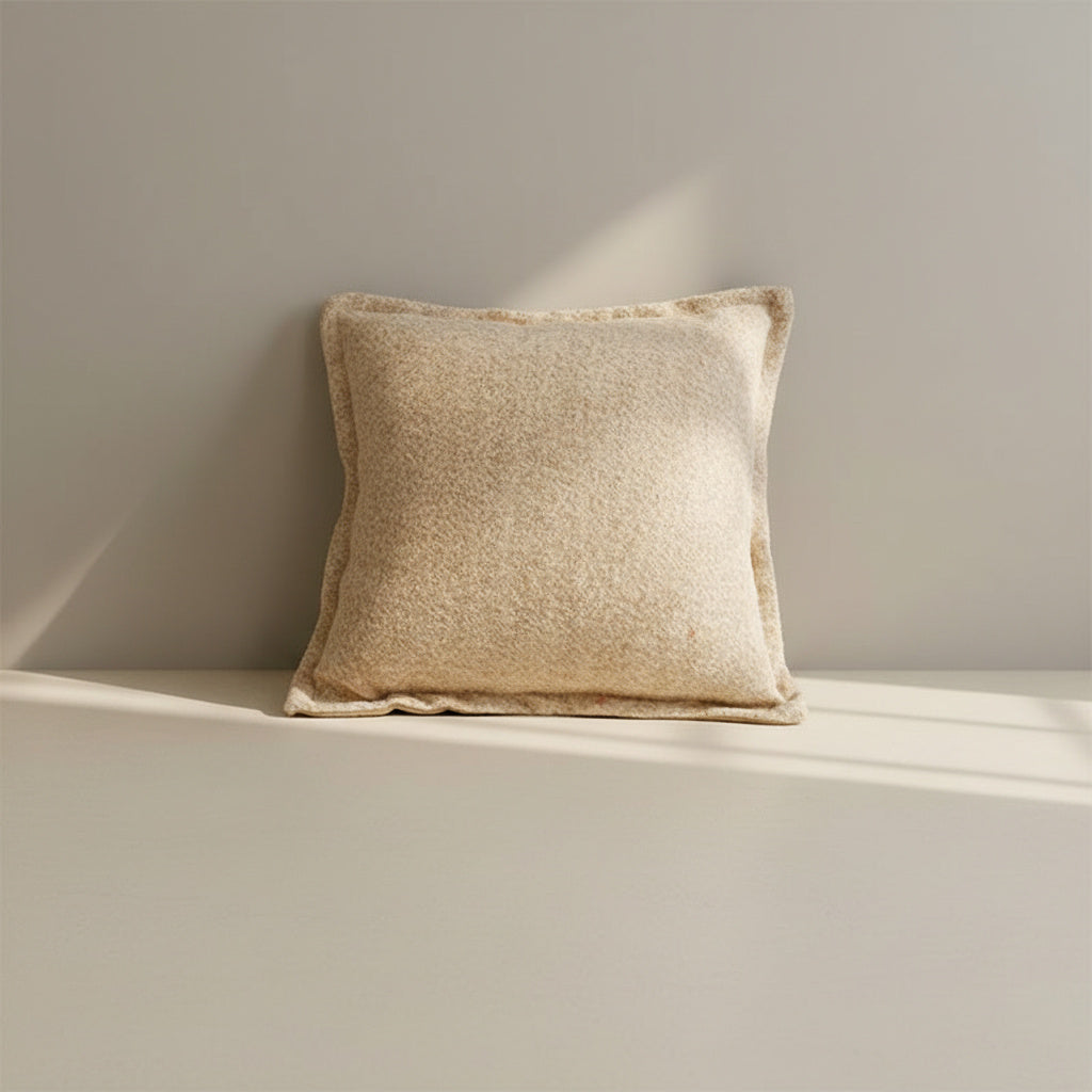 Nadine Camel Weave Cushion Cover in Warm Sand | cushion cover, bedroom, camel