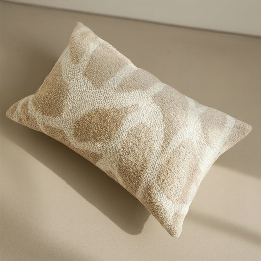 Nadine Desert Bloom Cushion Cover in Warm Sand | cushion cover, bedroom, sofa pillow