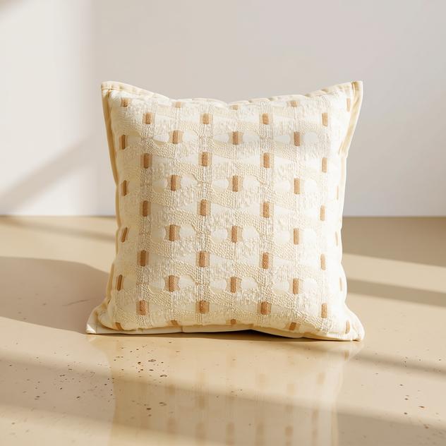 Nadine Honey Dots Cushion Cover - detail view | cushion cover, fabric cover, home decor