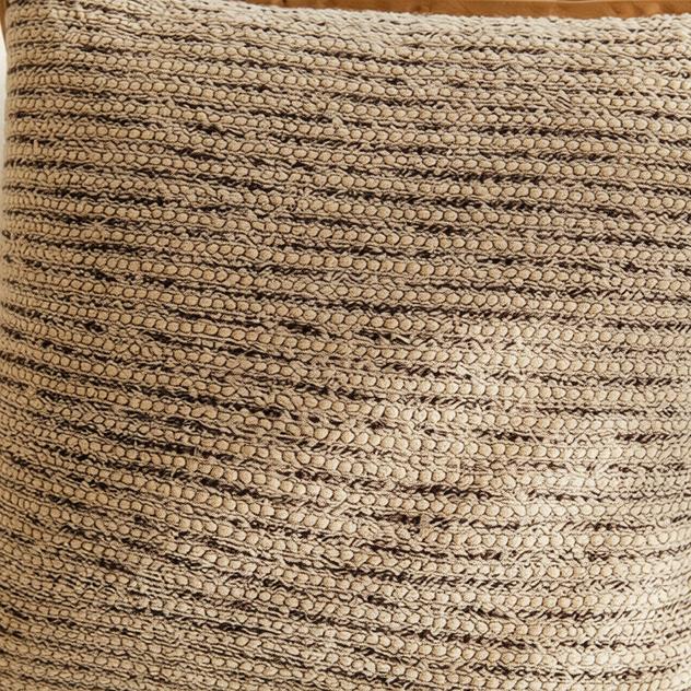 Nadine Rustic Stripe Cushion Cover - detail view | cushion cover, soft furnishings, bedroom
