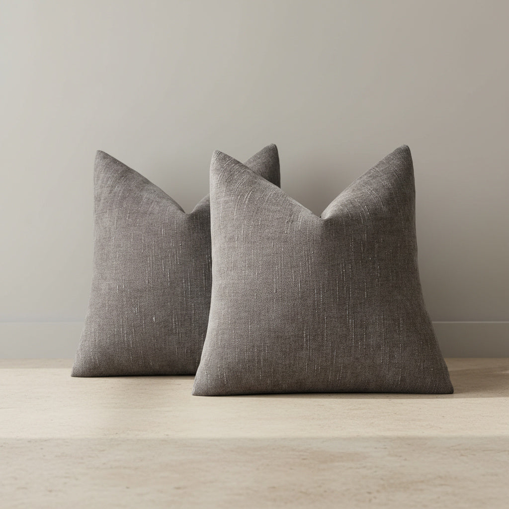 Quinn Cushion - detail view | solid color, cushion cover, scandinavian