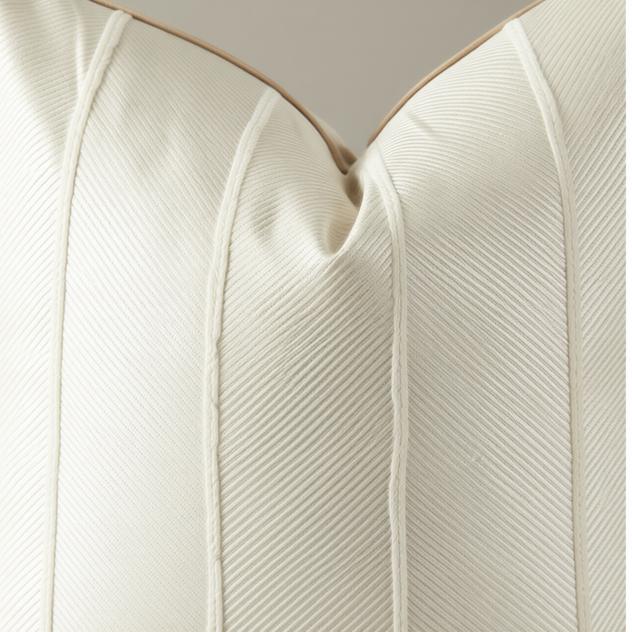 Rebecca Feather Cushion Cover - detail view | home textiles, feather texture, scandinavian style
