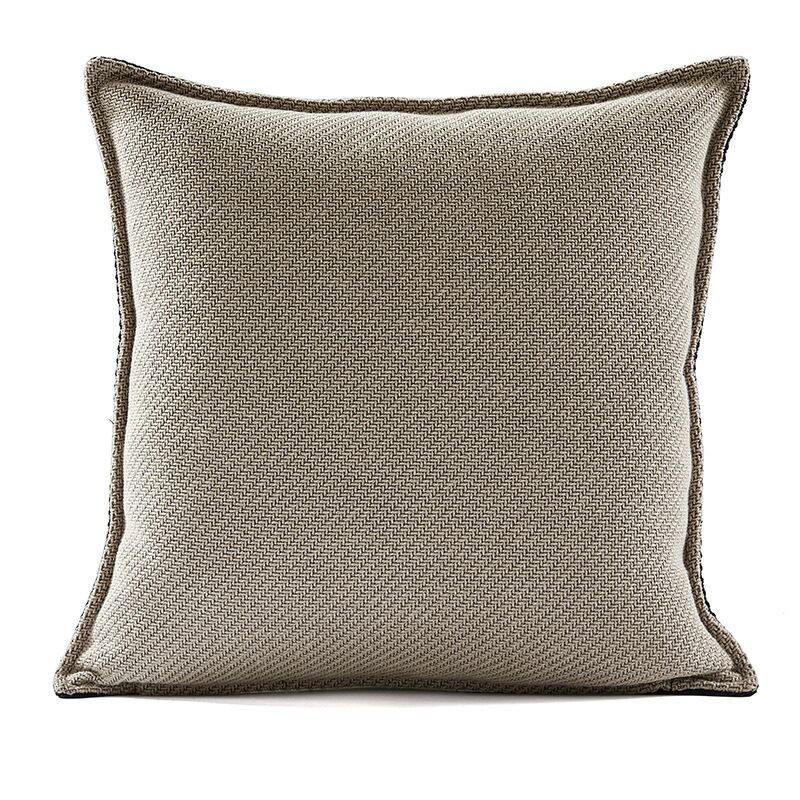 Reese Woven Earth Cushion Cover - detail view | bedroom, earth tones, living room