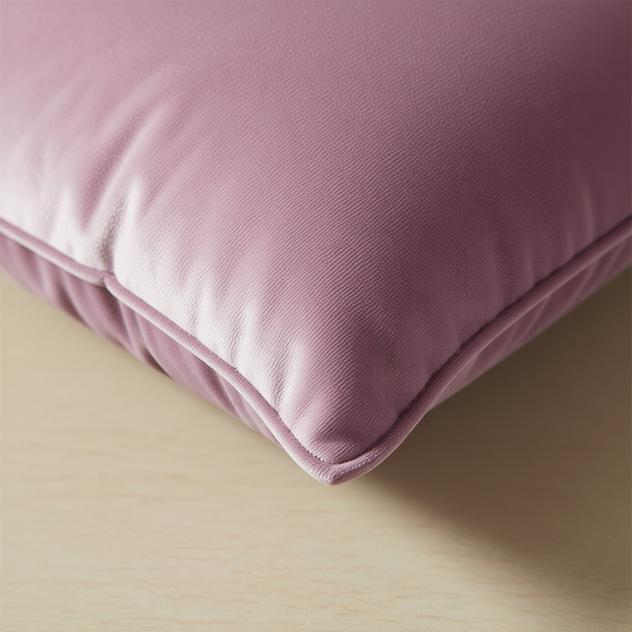 Remi Blush Pink Velvet Cushion Cover - lifestyle shot | soft furnishing, modern, scandinavian
