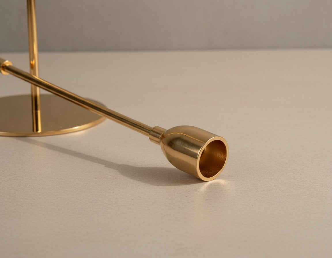 Sadie Candle Holder - lifestyle shot | table decor, candle holder, scandinavian