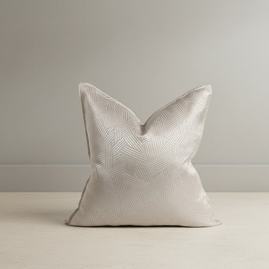 Sara Line Cushion Cover in Warm Taupe | living room, home decor, grey