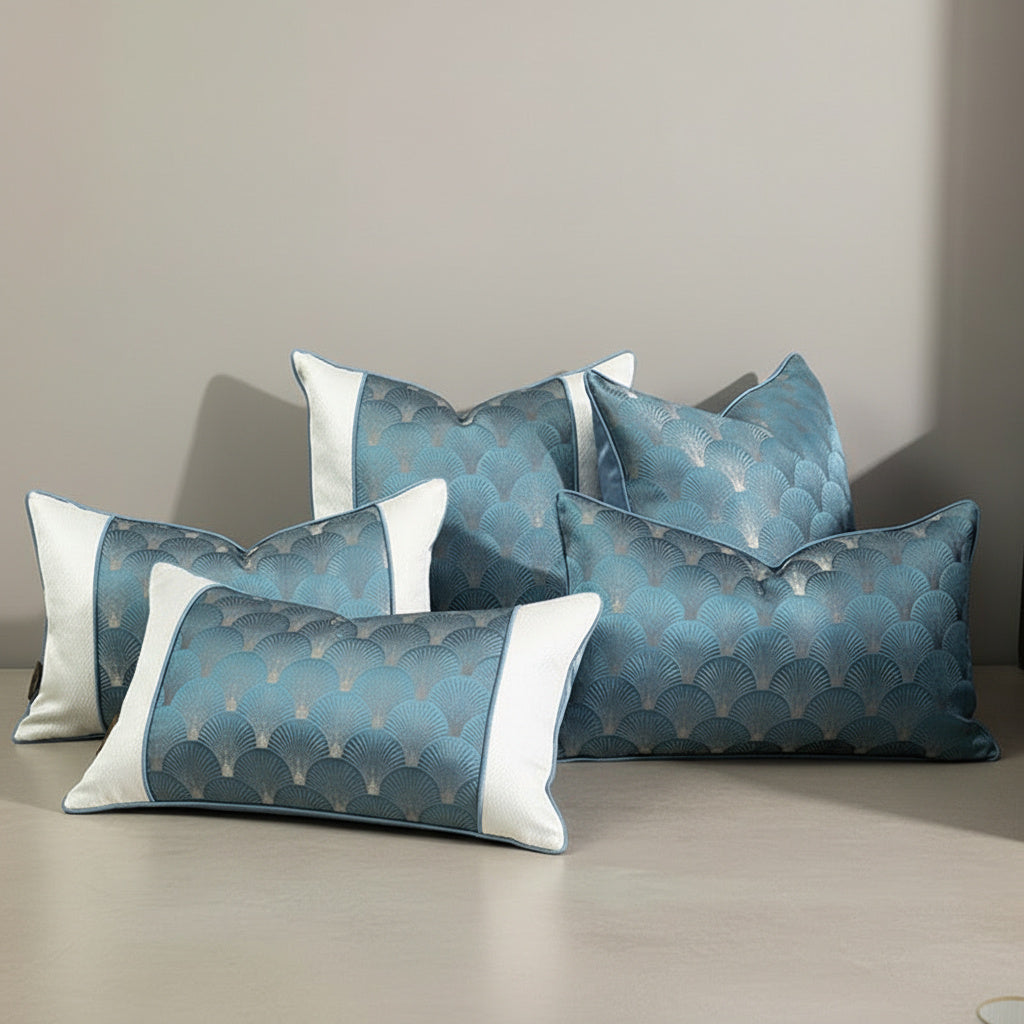 Simone Cushion - lifestyle shot | living room decor, home comfort, multiple sizes