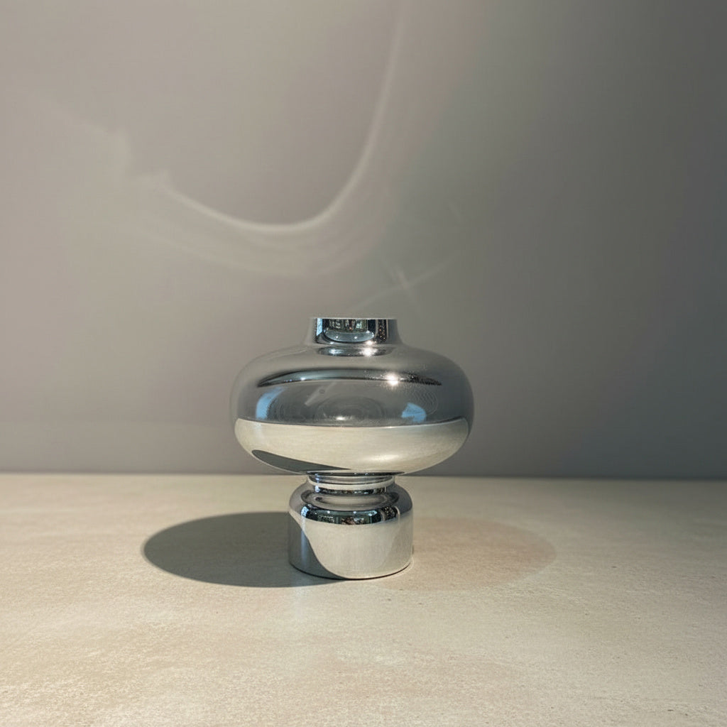 Stella Chrome Orb Mirror Vase