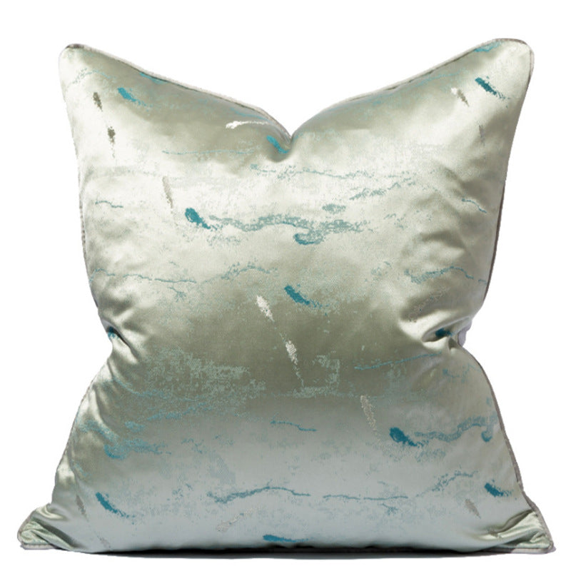 Tilda Aqua Marble Cushion Cover - detail view | home decor, pillow covers, blue