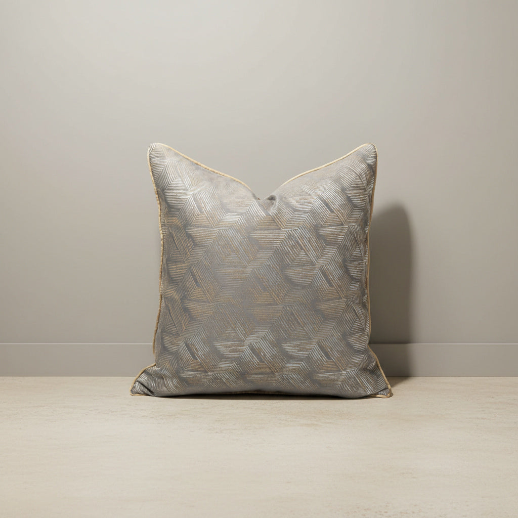 Tilda Bronze Chevron Cushion Cover in Warm Taupe, Warm Taupe | home decor, cushion cover, living room