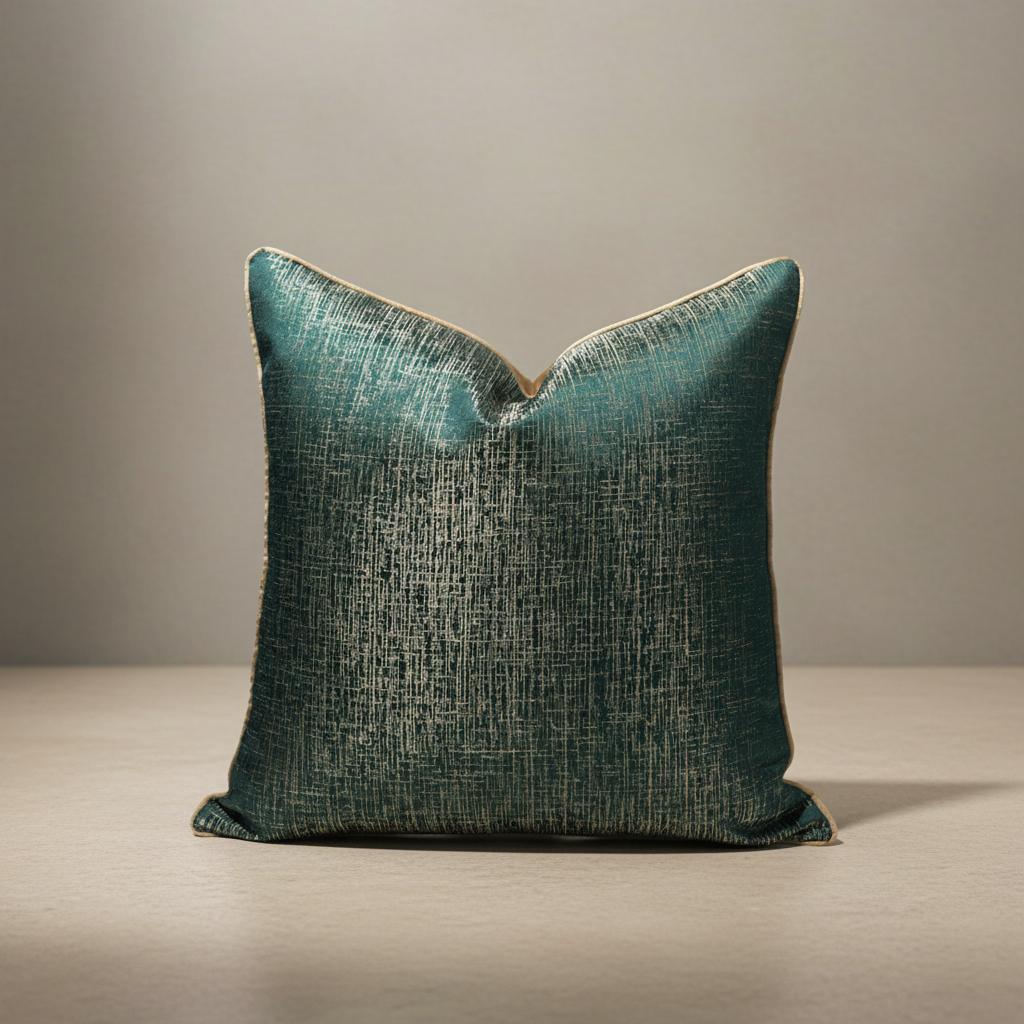 Tilda Emerald Texture Cushion Cover in Teal Green, Teal Green | home decor, cushion cover, green