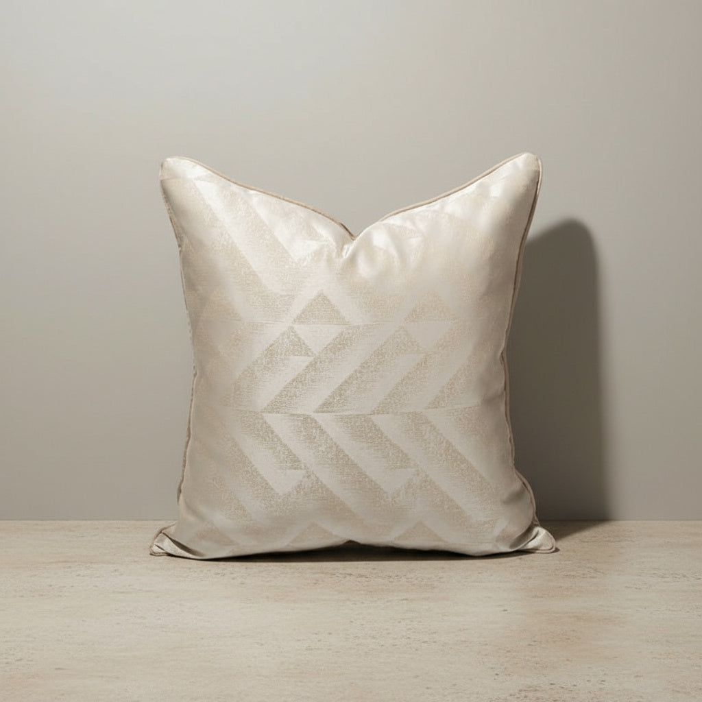 Tilda Linen Arrows Cushion Cover in Champagne Beige, Champagne Beige | fabric, home decor, cushion cover