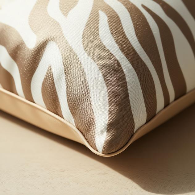 Tilda Safari Stripes Cushion Cover - detail view | home decor, cushion cover, living room