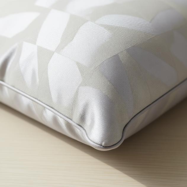 Tilda Silver Chevron Cushion Cover - detail view | chevron pattern, silver, home decor