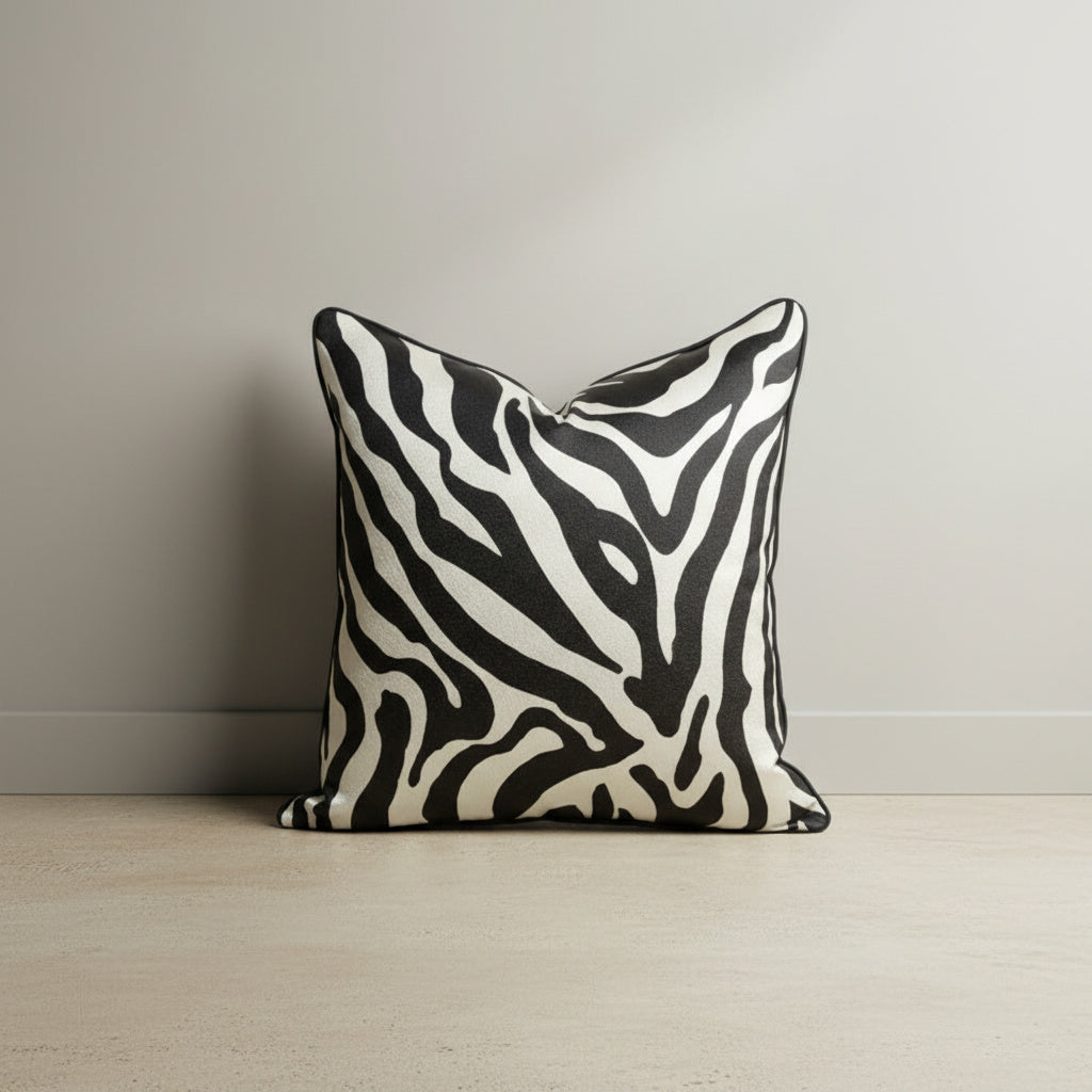 Tilda Zebra Drama Cushion Cover in Cream White, Cream White | home decor, cushion cover, pillow cover