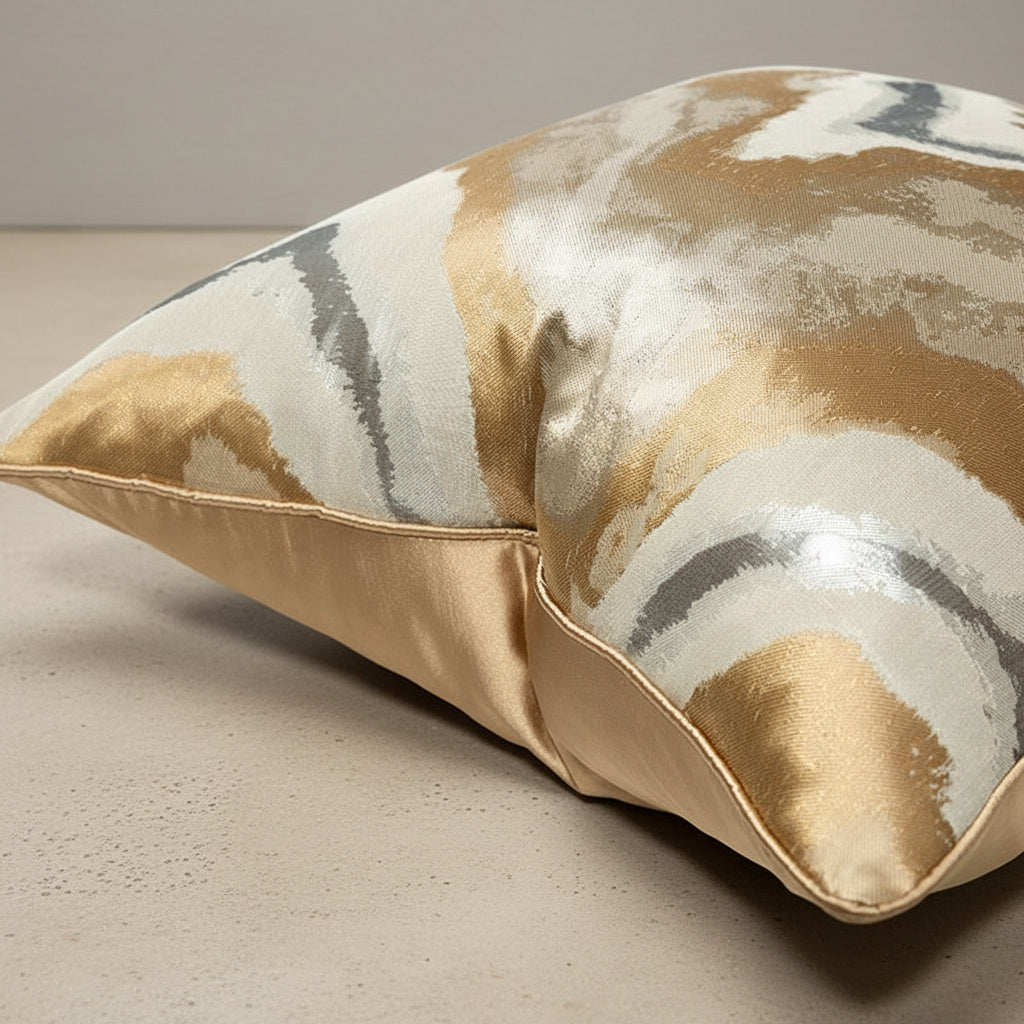 Ximena Cushion Cover - detail view | scandinavian style, abstract design, living room decor
