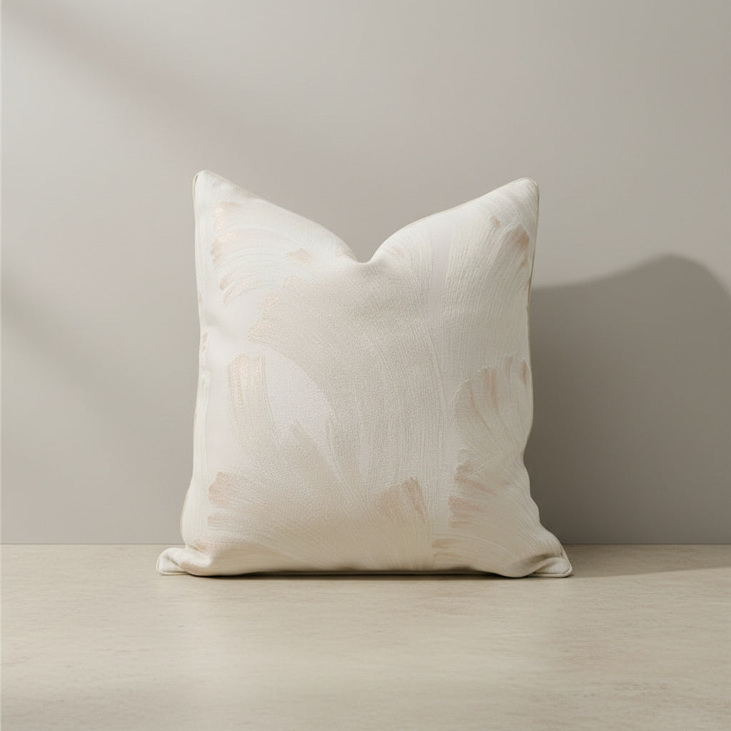 Zelda Cloud Drift Cushion Cover in Cream White | throw pillow cover, living room decor, soft fabric